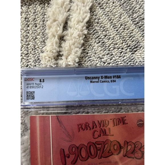 Uncanny X-Men #184 (1984) CGC 8.5 White Pages 1st Forge Appearance, Selene App. - Picture 4 of 4